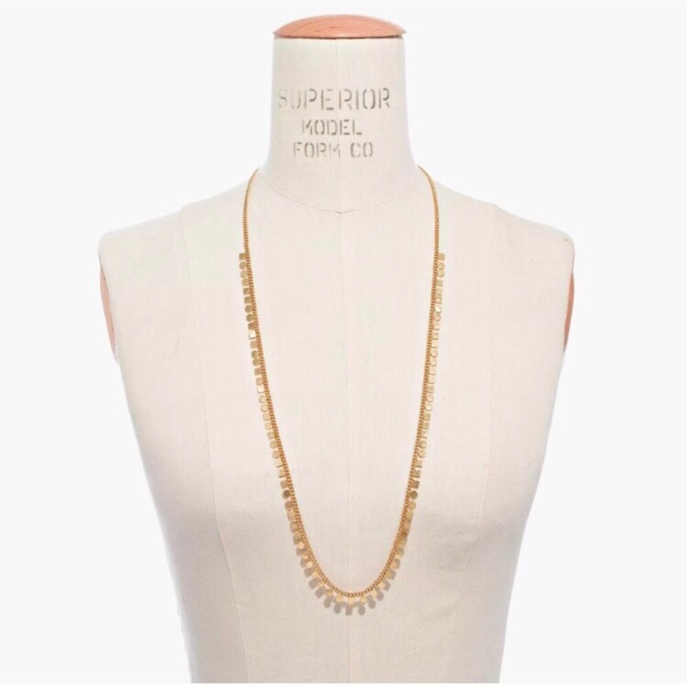 Madewell Mini Geochain Long Necklace